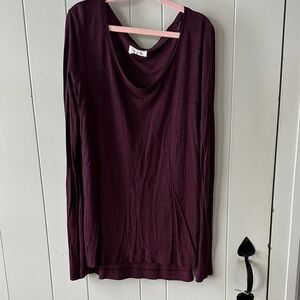 Lou & Grey Purple Long Sleeve Top